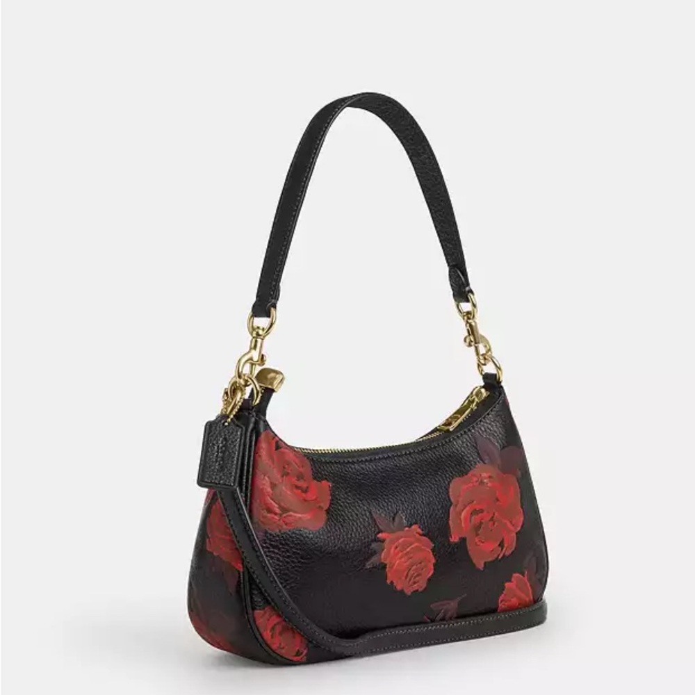Coach Teri Shoulder Bag With Floral Print🎈 - Picture 5 of 6
